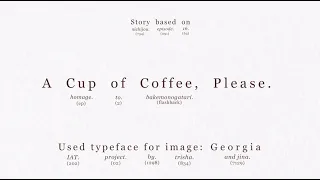 If SHAFT Directed Nichijou: A Cup of Coffee, Please. (IAT 202 Project 2)