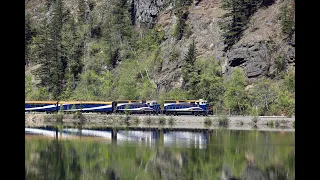 Canadian Pacific railroad - Three Valley Lake to Revelstoke - British Columbia  - May 2018