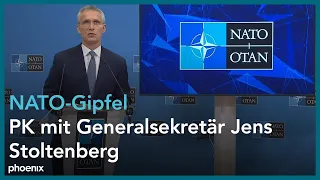 NATO-Gipfel: PK mit Generalsekretär Jens Stoltenberg