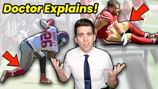 Saquon Barkley & Nick Bosa CRUSHING Knee Injuries - Doctor Reacts to NFL Injury Highlights