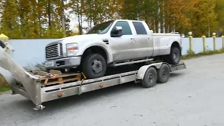 Работа на Ford F350. Везём ещё один F350