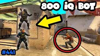 800 IQ vs 0 IQ BOTS! - CS:GO BEST ODDSHOTS #441