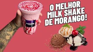 O MELHOR MILK SHAKE DE MORANGO!!