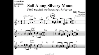 Sail Along Silvery Moon (V.1) (Akordeon - Nuty) - Billy Vaughn