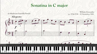 Sonatina in C major by William Duncombe