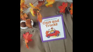 Richard Scarry Cars and Trucks Board book #rare