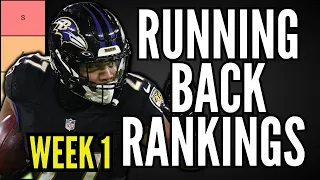 Week 1 RB Tier List Rankings - Starts, Sits & Flex Decisions