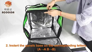 HOW TO FOLD THE DELIVERY BAG