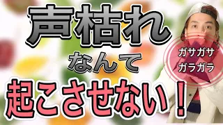 【ボイトレ】声枯れ  すぐ喉がガサガサになる方の対策と改善！【ハスキーボイス】【ボイストレーニング】【カラオケ】