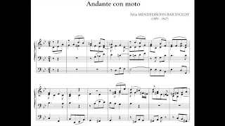 Mendelssohn - Andante con moto in G minor, MWV W 15