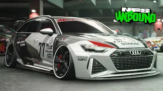 NFS Unbound - 1000+HP AUDI RS6 AVANT Customization | Max Build S+ (Vol. 6 Update)