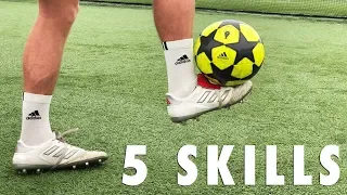 5 ADVANCED FOOTBALL SKILLS!