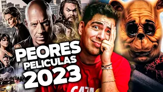 Las 10 PEORES PELICULAS del 2023