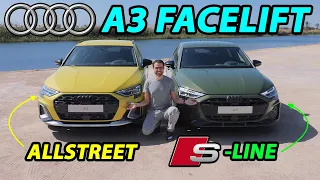 2024 Audi A3 facelift with first-ever A3 allstreet vs s-line - reveal REVIEW