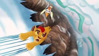 Lion Guard: Hafifu and Majinuni save Kion! | The Lost Gorillas HD Clip