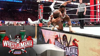 Big E slams Apollo Crews onto steel steps: WrestleMania 37 – Night 2 (WWE Network Exclusive)