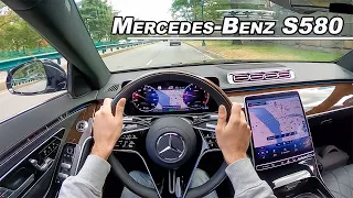 First Drive! 2021 Mercedes-Benz S580 - Does The Newest Luxury Limo Deliver? (POV Binaural Audio)