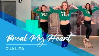 Dua Lipa - Break My Heart - Easy Fitness Dance Choreography - Coreografia - Baile