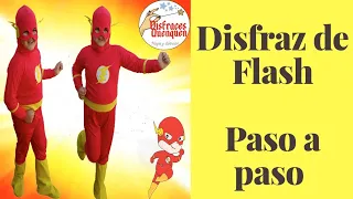 DIY. Disfraz de FLASH ⚡ para niño paso a paso. Como hacer disfraces de  Superhéroes fáciles.