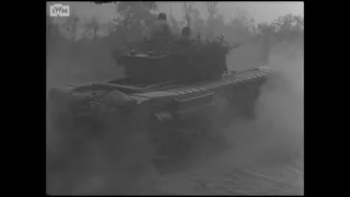 Infantry And Armoured Units Move Up To The Front In The Odon [July 1944]
