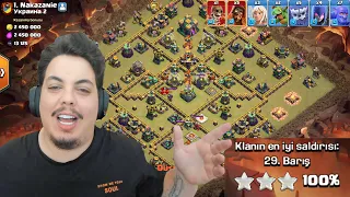 HERŞEY MAX OLUNCA 5 GÜN ÜST ÜSTE SAVAŞTIM Clash of Clans