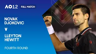 Novak Djokovic v Lleyton Hewitt Full Match | Australian Open 2012 Fourth Round