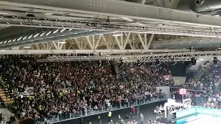 Partizan is on fire!🔥                  Tifosi alla Segafredo Arena