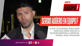 "EXTRAÑO EL FÚTBOL, PERO HAGO OTRAS COSAS QUE DISFRUTO": Sergio #Agüero, ÍNTIMO en #ESPNEquipoF