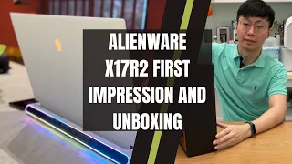 Alienware x17 r2 core i7 RTX 3070ti unboxing & first impression