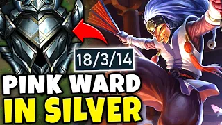 WHEN PINK WARD SHACO VISITS SILVER ELO (THEY ALL GET BAITED) - League of Legends