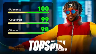 COMMENT CRÉER UN BUILD "META" SUR TOP SPIN 2K25 ?!