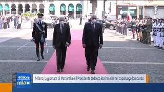 Milano, la giornata di Mattarella e il Presidente tedesco Steinmeier nel capoluogo lombardo