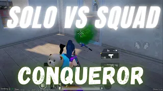 KILL 21 !!! SOLO VS SQUAD CONQUEROR PUBG MOBILE SKYLINEPUBGM //  GAMEPLAY