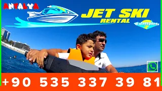 Father and Son Turkey on a jet ski tour in Antalya | Water Sports Antalya / Turkey