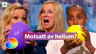Brille | Hva er motsatt av heliumstemme? | discovery+ Norge