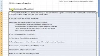 How to create a Cash Budget - Theory explained and a complete worked example covered #budgeting