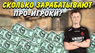 СКОЛЬКО ЗАРАБАТЫВАЮТ ПРО-ИГРОКИ В КС ГО  / САМЫЕ БОГАТЫЕ КИБЕРСПОРТСМЕНЫ В CS:GO