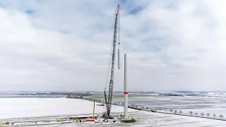 Liebherr – LG 1750 with SX3 in wind power