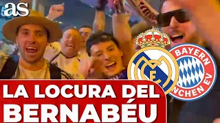 La LOCURA de la AFICIÓN en el BERNABÉU tras el PASE del REAL MADRID a la final de la CHAMPIONS