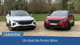 Comparatif - Hyundai Tucson VS Peugeot 3008 : duel de fortes têtes