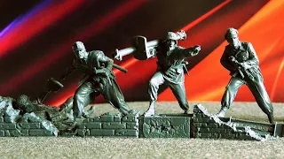 солдатики Plastic Platoon Die Waffen SS Berlin 1945