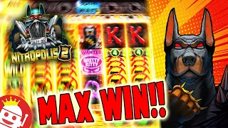 NITROPOLIS 2 😲 MAX WIN BASE GAME HIT!