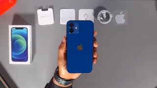  iPhone 12 en color azul, unboxing y primeras impresiones