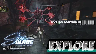 ROTTEN LABYRINTH - All Collectibles Enemies Full Map Explore Guide | Steller Blade