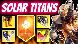 Best Solar Titan Builds in game /Destiny 2 Season of the Wish !