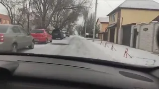 LIVE  Бердянск  Снег, лёд, тротуары, дороги   пришла зима, аж 21 декабря