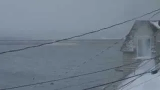 Marblehead Causeway Waves during  Blizzard 2013