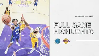 FULL GAME HIGHLIGHTS | MAGIC VS. LAKERS 10.30.23