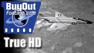 F-4 Phantom Sets Speed Record 1961 HD Stock Footage