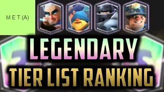 LEGENDARY RANKINGS 2020 // Clash Royale Legendary Tier List